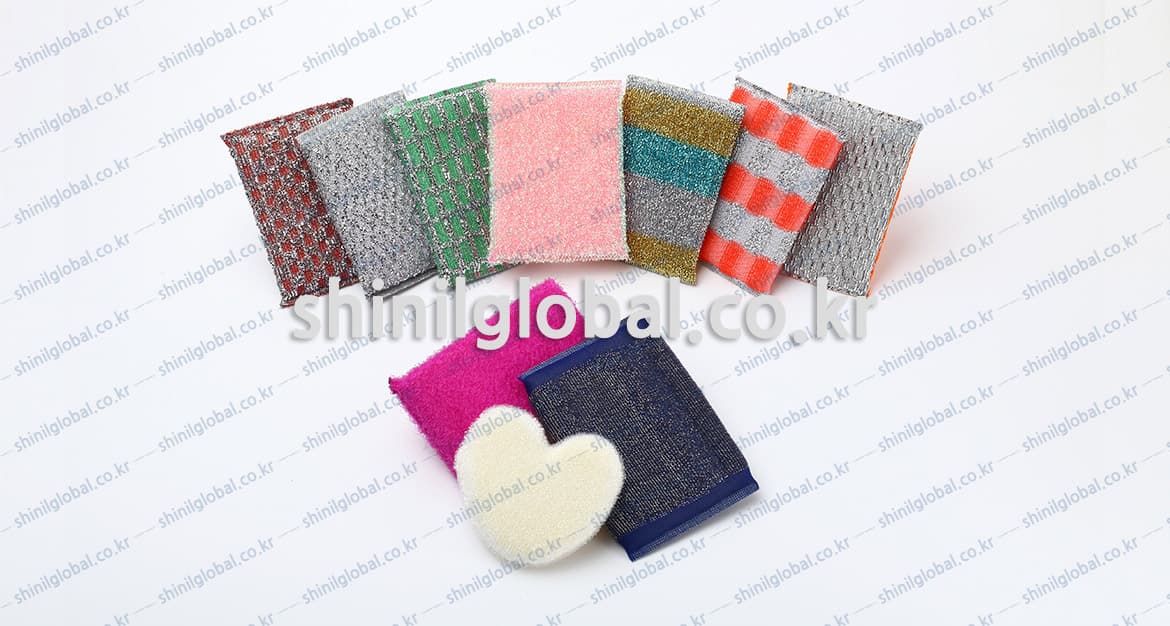 Various color fabric kitchen sponge _ washing dishes